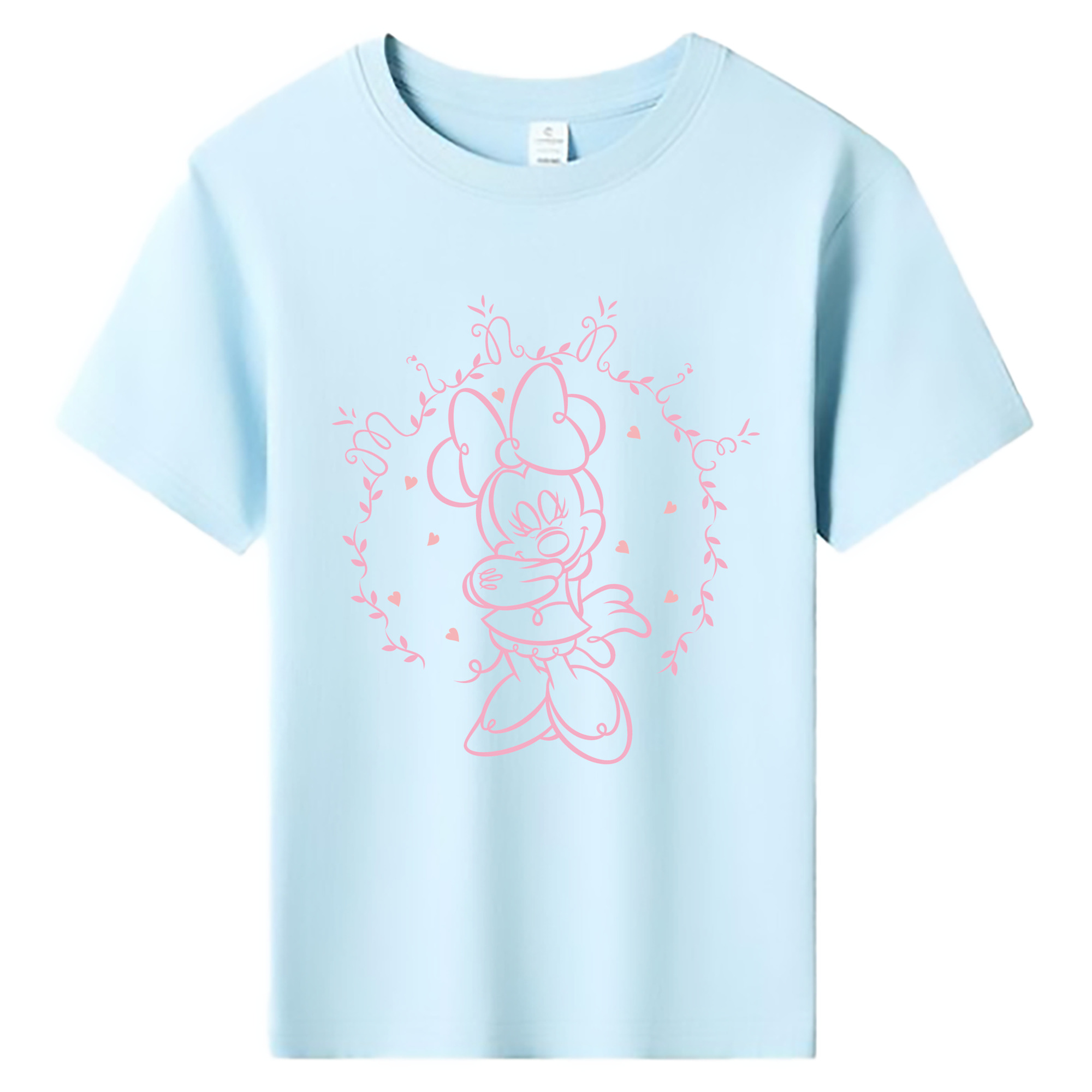 ミッキーマウス Mickey Mouse 綿100％キッズTシャツ（フロントプリント）
